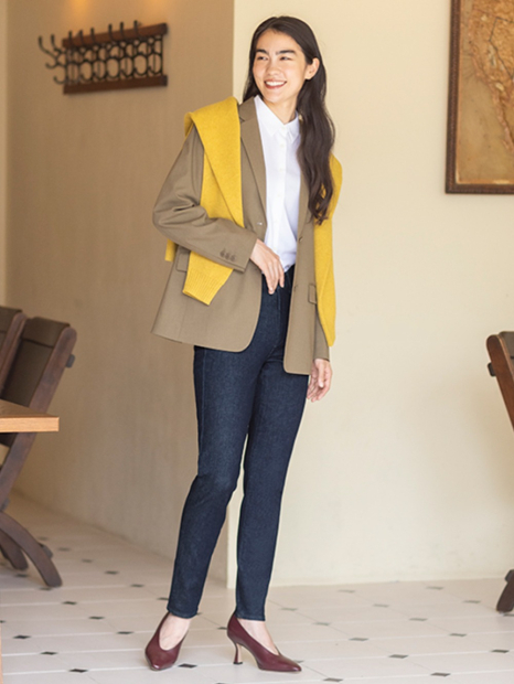 Класичний піджак UNIQLO на гудзиках 1159811245 (Бежевий, L) 1159830844 (Оливковий M)