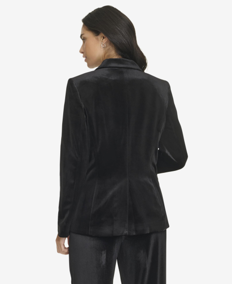 Женский бархатный пиджак Calvin Klein 1159837210 (Черный 4)