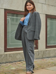 Стильный пиджак UNIQLO на пуговицах 1159795957 (Серый, L)