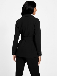 Женский блейзер GUESS пиджак с поясом 1159799328 (Черный, M)