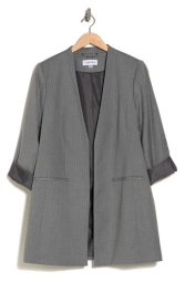 Женский пиджак Calvin Klein в полоску 1159807055 (Серый, 16W)