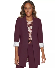Женский стильный пиджак Calvin Klein 1159807611 (Фиолетовый, 4)