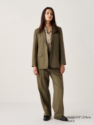Класичний піджак UNIQLO на гудзиках 1159811245 (Бежевий, L) 1159830844 (Оливковий M)
