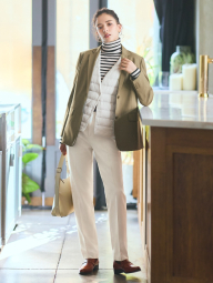 Класичний піджак UNIQLO на гудзиках 1159811245 (Бежевий, L) 1159830844 (Оливковий M)