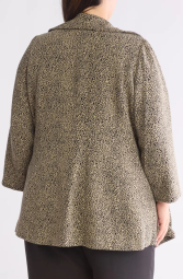 Женский блейзер Calvin Klein без застежки 1159832683 (Леопардовый 14W)