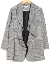 Женский блейзер Calvin Klein без застежки 1159834743 (Серый 24W)