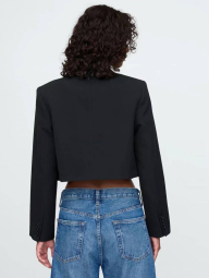 Укороченный женский пиджак GAP 1159834863 (Черный S)