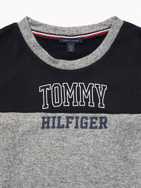 Комплект для дома и сна кофта и шорты Tommy Hilfiger 1159766361 (Синий/Серый, S)