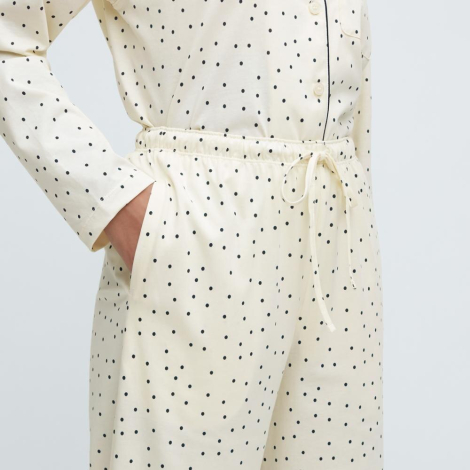 Пижама Uniqlo комплект рубашка и штаны 1159789446 (Белый, XS)