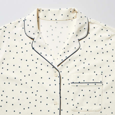Пижама Uniqlo комплект рубашка и штаны 1159789446 (Белый, XS)