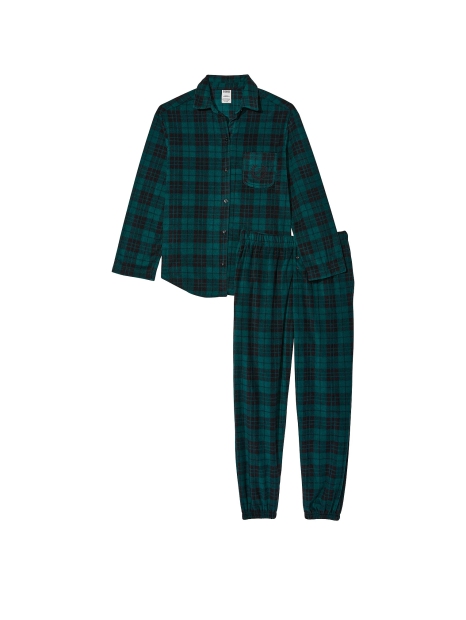 Домашний комплект из флиса Victoria’s Secret PINK пижама 1159805905 (Зеленый, XXL)
