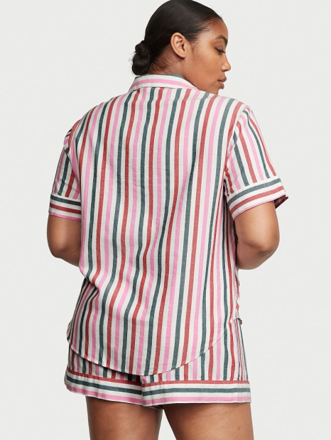 Домашній комплект Victoria's Secret піжама сорочка та шорти 1159803568 (Різнокольоровий, M)