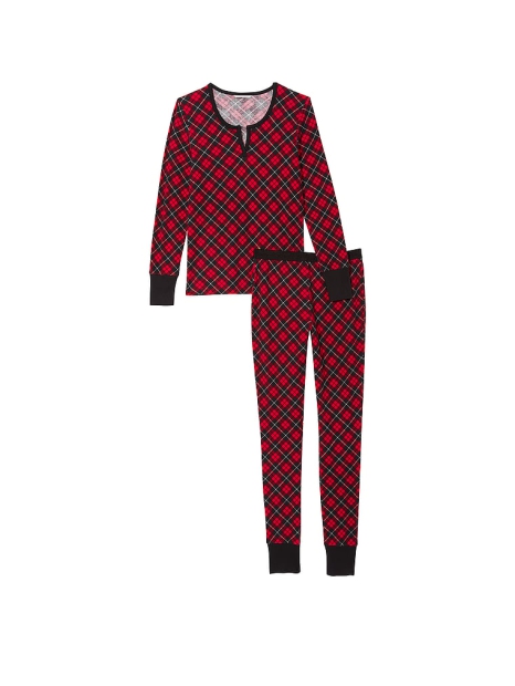 Домашній комплект Victoria's Secret кофта та штани 1159803778 (червоний, M)