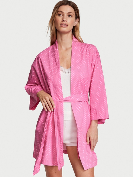 Домашний комплект Victoria's Secret халат, шорты и майка 1159810186 (Розовый, XL)
