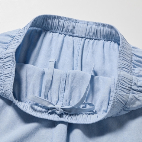 Женская пижама Uniqlo комплект рубашка и шорты 1159804659 (Голубой, XS)