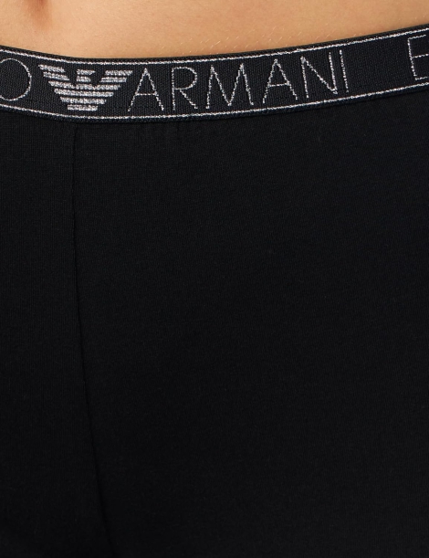 Женская пижама Emporio Armani лонгслив и штаны 1159815094 (Черный XL)