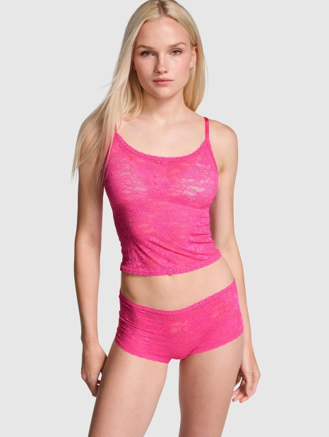 Нежный комплект Victoria’s Secret Pink майка и трусики 1159819259 (Розовый M)