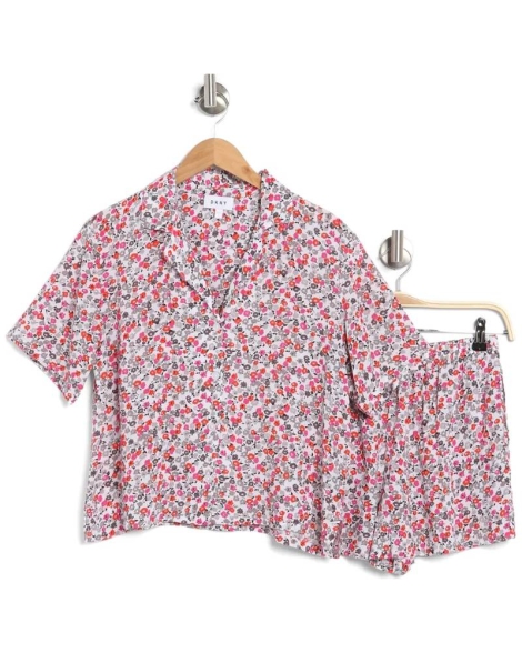 Домашний комплект пижамы DKNY рубашка и шорты 1159824081 (Разные цвета L)