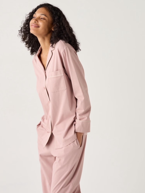 Піжама Uniqlo комплект сорочка та штани 1159826958 (Рожевий XS)