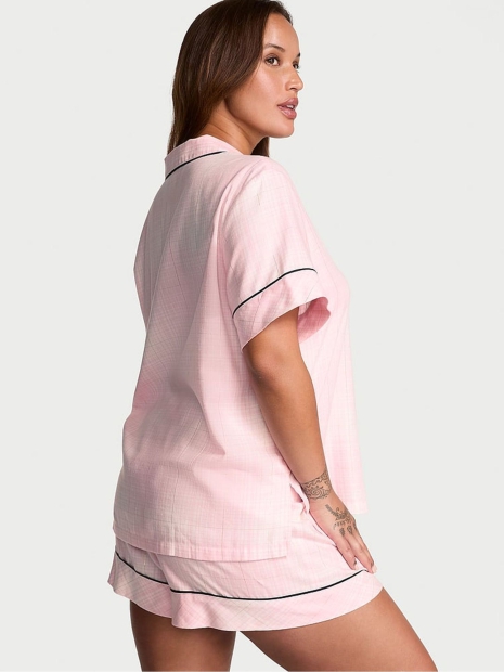 Домашній комплект піжами Victoria's Secret сорочка та шорти 1159828396 (Рожевий M)