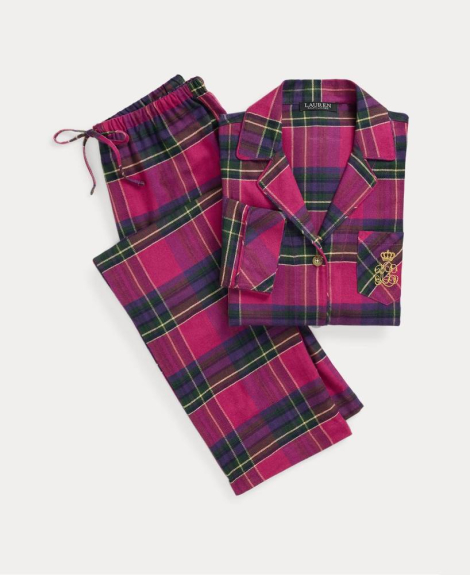 Женская пижама Ralph Lauren рубашка и брюки 1159832550 (Розовый XL)