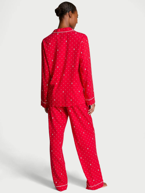 Женская пижама Victoria's Secret рубашка и брюки 1159832905 (Красный M)