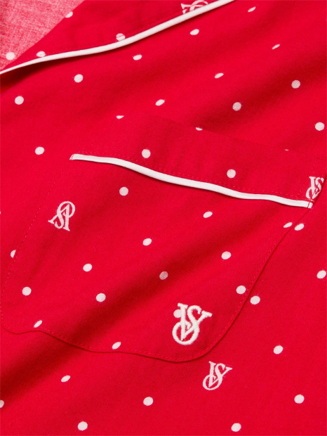 Женская пижама Victoria's Secret рубашка и брюки 1159832905 (Красный M)