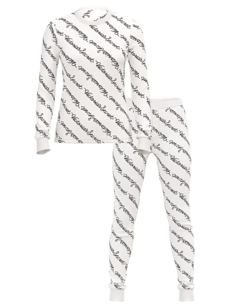 Домашний комплект Victoria’s Secret кофта и штаны 1159833057 (Белый M)
