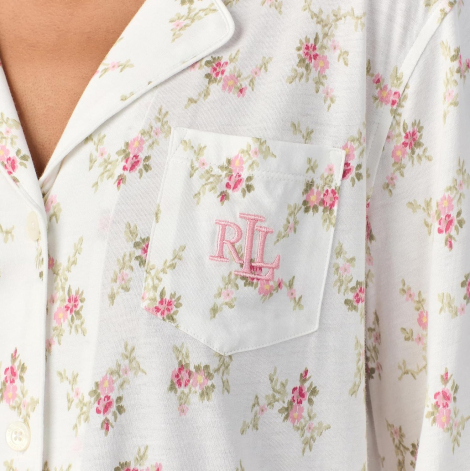 Жіноча піжама Ralph Lauren сорочка та штани 1159834925 (Білий XL)