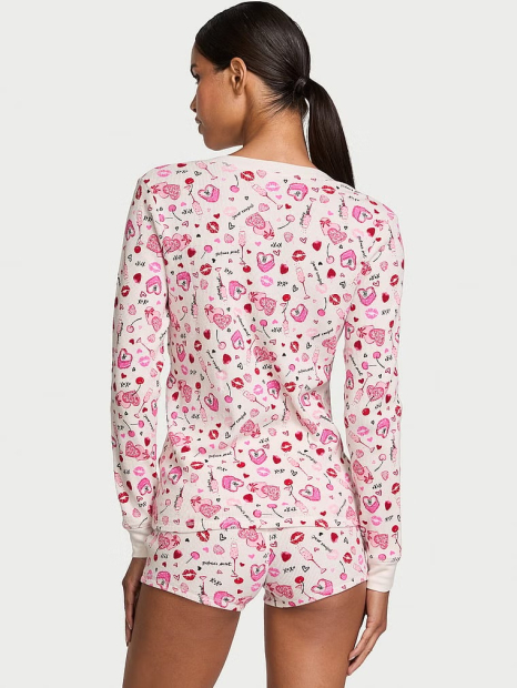 Домашній комплект Victoria's Secret кофта та шорти 1159835748 (Рожевий S)