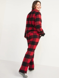 Фланелевая женская пижама Old Navy 1159758570 (Красный/Черный, 4X)