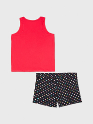 Женская пижама Tommy Hilfiger комплект для сна майка и шорты 1159770182 (Красный/Синий, 3X)