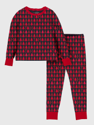 Женская пижама Tommy Hilfiger комплект кофта и штаны 1159775792 (Синий/Красный, L)
