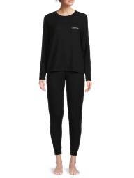 Женская пижама Calvin Klein кофта и штаны 1159781153 (Черный, M)