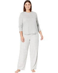 Женская пижама Ralph Lauren лонгслив и брюки 1159787044 (Серый, L)