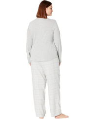 Женская пижама Ralph Lauren лонгслив и брюки 1159787044 (Серый, L)