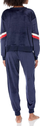 Женский велюровый костюм Tommy Hilfiger кофта и штаны 1159790077 (Синий, XL)