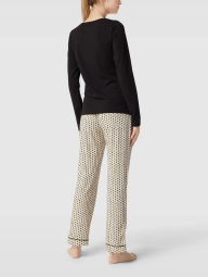 Женская пижама Calvin Klein кофта и штаны 1159790391 (Белый/Черный, XL)