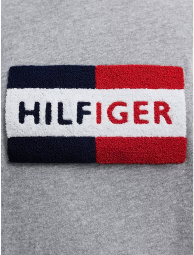 Женский домашний костюм Tommy Hilfiger комплект кофта и штаны с  логотипом 1159791530 (Серый/Синий, L)