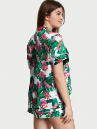 Домашний комплект пижама Victoria’s Secret рубашка и шорты 1159796403 (Зеленый, L/M)