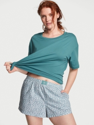 Женская пижама Victoria’s Secret футболка и шорты 1159792818 (Зеленый, L)