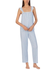 Женская пижама Ralph Lauren майка и штаны 1159794029 (Голубой, XL)