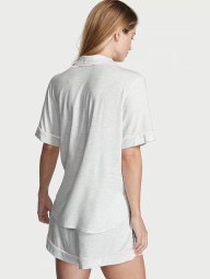Домашній комплект піжама Victoria's Secret сорочка та шорти 1159797774 (Сірий, L)