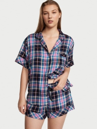 Домашній комплект Victoria's Secret піжама сорочка та шорти 1159802361 (Різнокольоровий, XS)