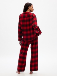 Жіноча піжама Gap сорочка і штани в клітку 1159802508 (червоний, XL)