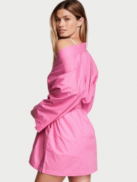 Домашний комплект Victoria's Secret халат, шорты и майка 1159810186 (Розовый, XL)
