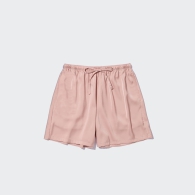 Женская пижама Uniqlo комплект рубашка и шорты 1159804650 (Розовый, L)