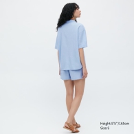 М'яка жіноча піжама Uniqlo 1159804659 (Блакитний, XS)