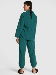 Домашний комплект из флиса Victoria’s Secret PINK пижама 1159807165 (Зеленый, XXL)