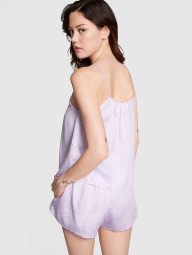 Домашний комплект пижама Victoria’s Secret Pink майка и шорты 1159808211 (Сиреневый, M)
